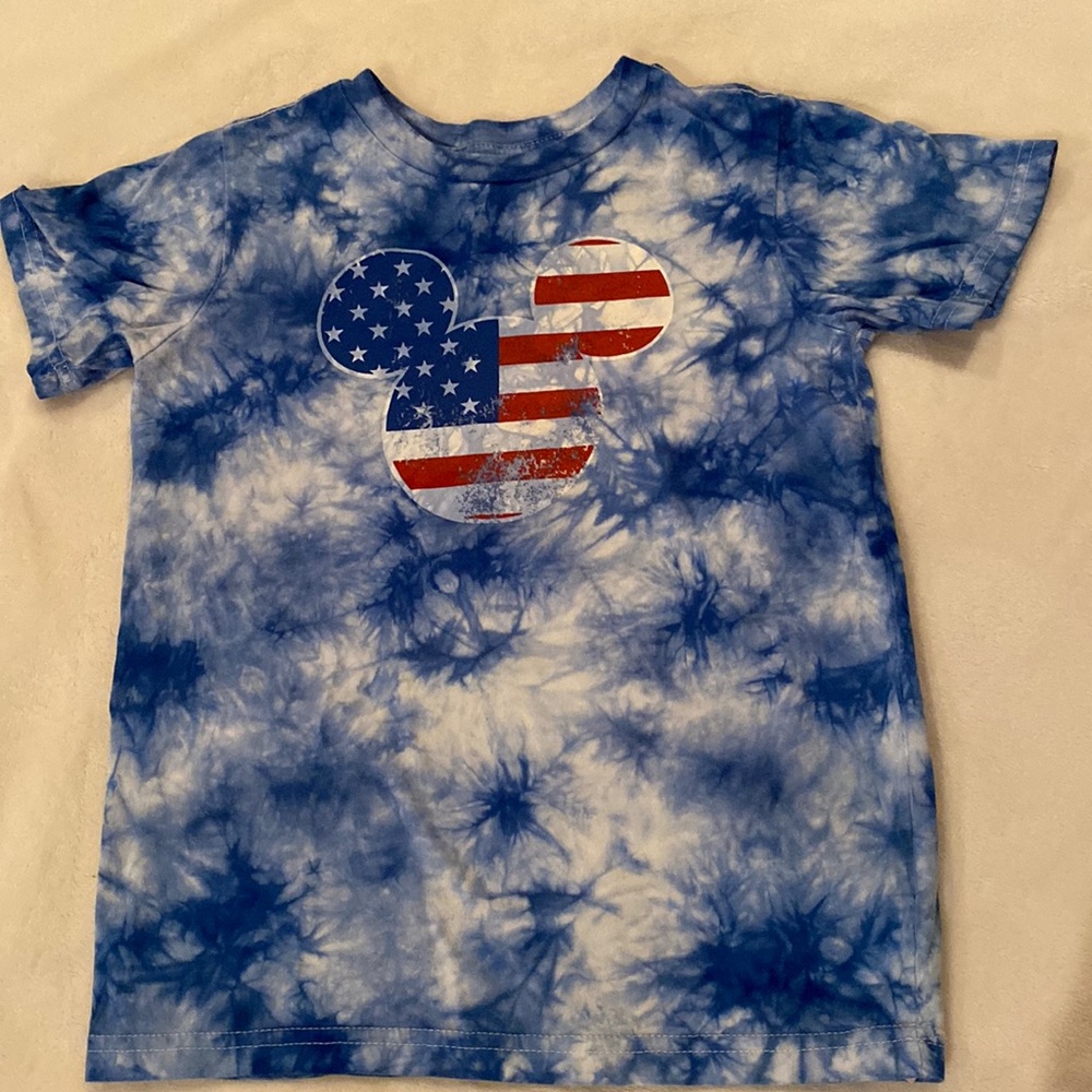 Boys S (5/6) Mickey Tied Dyed Shirt